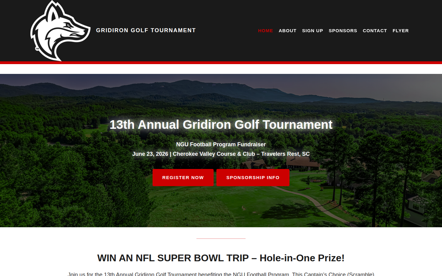 NGU Gridiron Golf